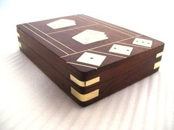 Manufacturers Exporters and Wholesale Suppliers of Wooden Game Box With Brass Inlay Bijnor Uttar Pradesh